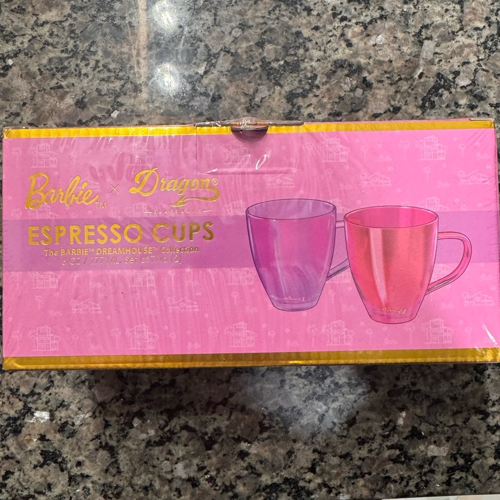Barbie Pink Espresso Cups